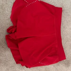 lululemon athletica Red Athletic Shorts size 8